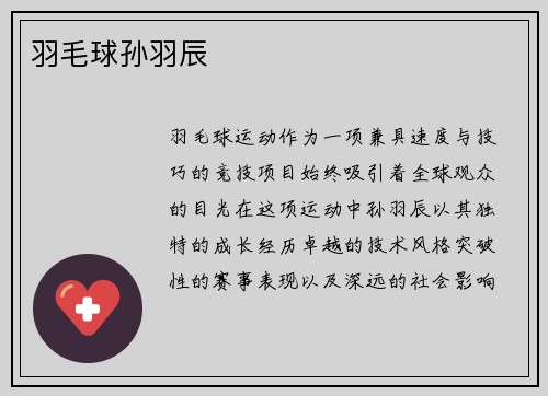 羽毛球孙羽辰